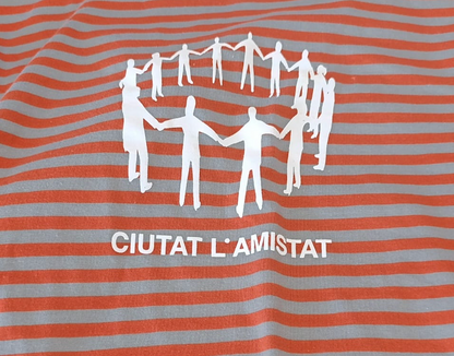 Camiseta Ciutat L'Amistat · Rayas